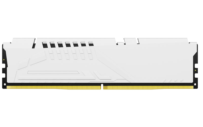 KF560C30BWE-32 - Módulo de memória de 32GB DIMM DDR5 6000Mhz FURY Beast White 1,4V CL30 2Rx8 288 pinos para desktop / gamers base AMD EXPO v1.1 e Intel.