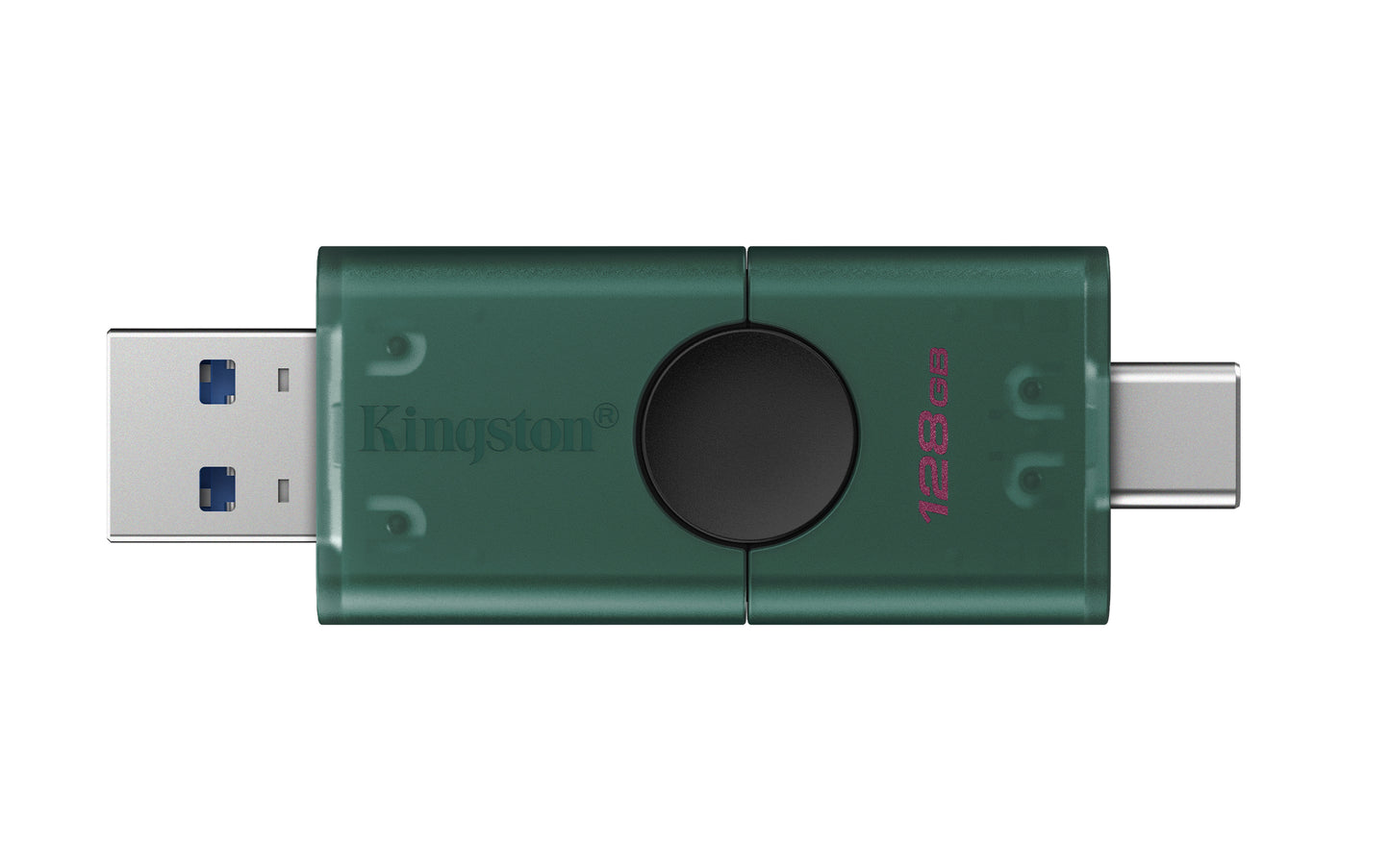DTDEG2/128GB - Pen drive de 128GB DuoG2 USB 3.2 Geração 1, com 2 conectores: Tipo-A e Tipo-C
