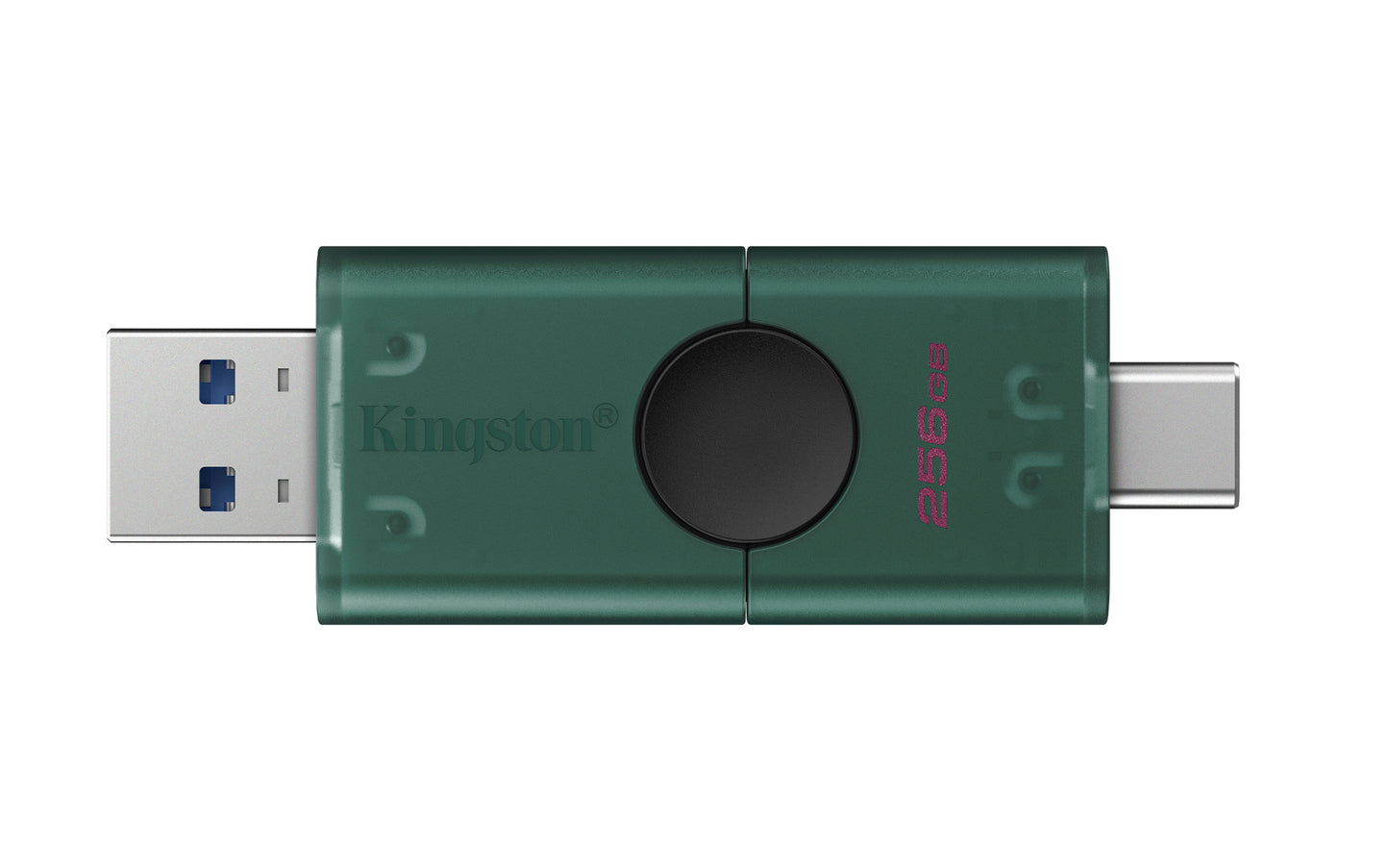 DTDEG2/256GB - Pen drive de 128GB DuoG2 USB 3.2 Geração 1, com 2 conectores: Tipo-A e Tipo-C