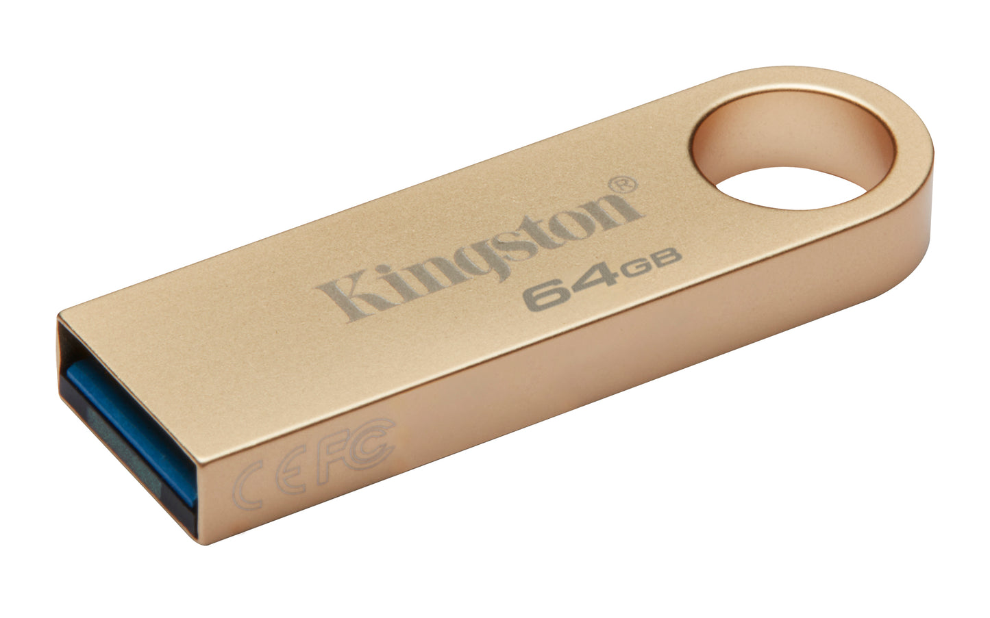 DTSE9G3/64GB - Pen Drive de 64GB USB 3.2 Gen.1 Metal Série SE9 G3 (Até 220MB/s Leitura e 100MB/s Gravação)