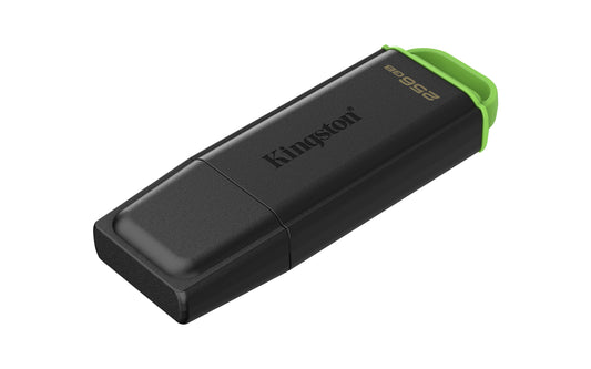DTXG2/256GB - Pen drive Exodia de 256GB G2 padrão USB velocidade 3.2 Geração 1 - preto/verde.
