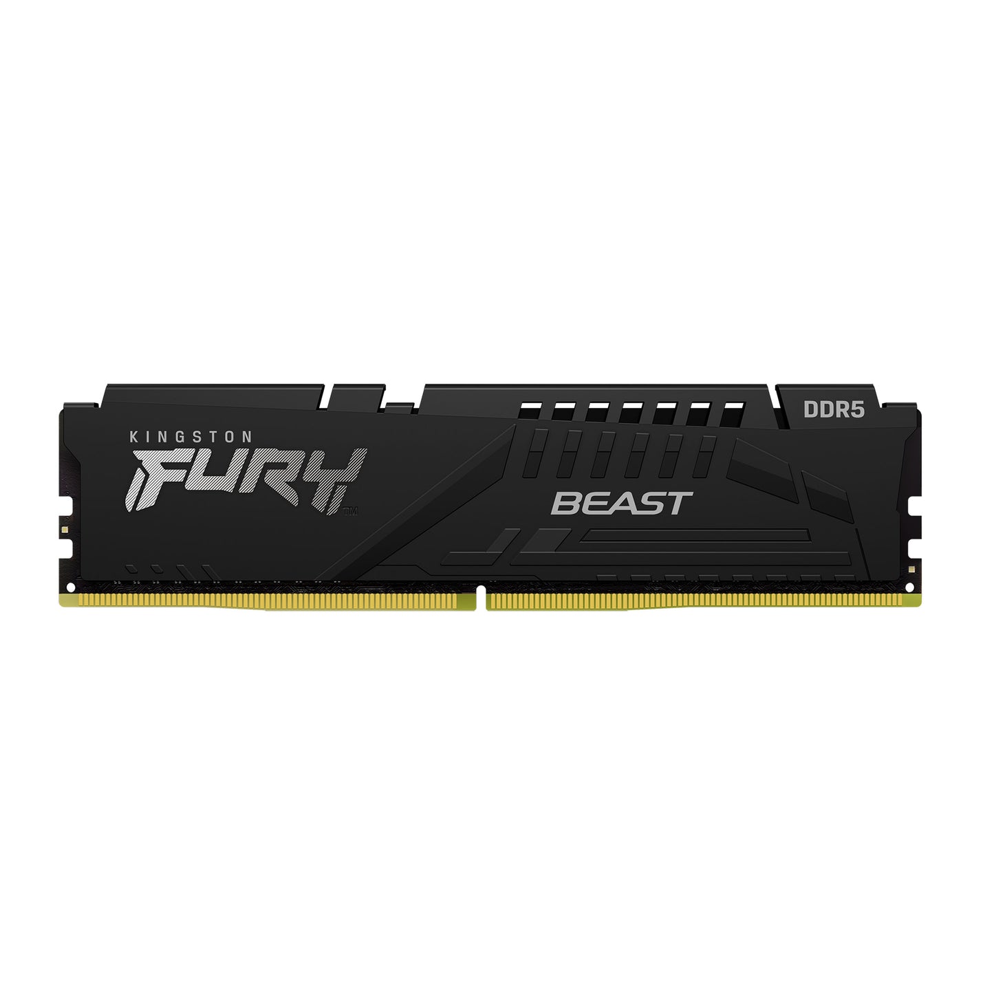 KF564C32BB-16 - Módulo de memória de 16GB DIMM DDR5 6400Mhz FURY Beast Black 1,4V CL32 1Rx8 288 pinos para desktop / gamers base Intel.