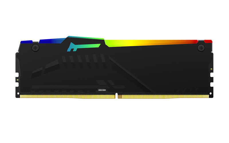 KF560C30BBA-16 - Módulo de memória de 16GB DIMM DDR5 6000Mhz FURY Beast RGB 1,4V CL30 1Rx8 288 pinos para desktop / gamers base Intel.