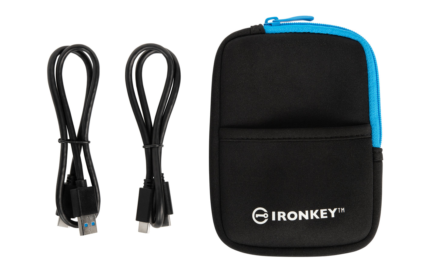 IKVP80ES/7680G - SSD Externo de 7,68TB IronKey Vault Privacy 80, com certificação FIPS 197 e criptografia XTS-AES de 256 bits.