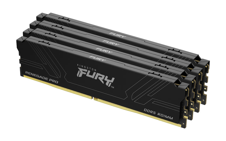 KF576RH40RBK4-128 - Kit de módulos de memória de 128GB (4 X 32GB) DIMM DDR5 7600MT/s FURY Renegade Pro RDIMM 1,4V 1Rx8 288 pinos para desktop / gamers.