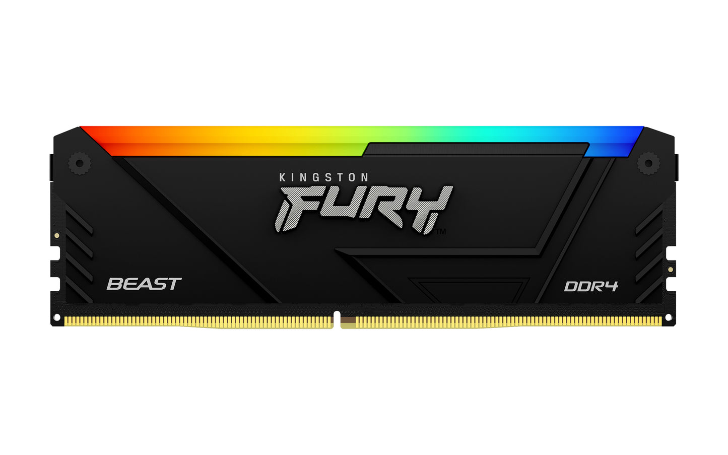 KF432C16BB2A/16 - Memória de 16GB DIMM DDR4 3200Mhz FURY Beast RGB 1,35V CL16 1Rx8 288 pinos para desktop/gamers.
