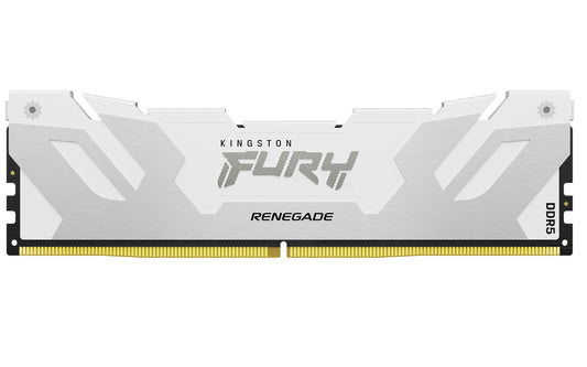 KF580C38RW-24 - Módulo de memória de 24GB DIMM DDR5 8000Mhz FURY Renegade White 1,4V 1Rx8 288 pinos para desktop / gamers.