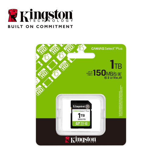 SDS3/1TB - Cartão de memória SD de 1TB Canvas Select Plus Gen3 - Leitura: 150MB/s - Classe 10 - U3 - V30