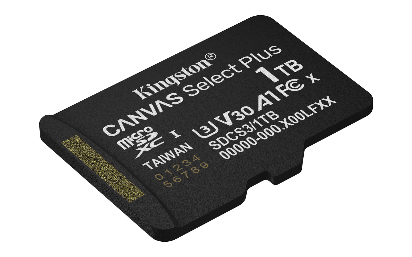 SDCS3/1TB - Cartão de memória microSD de 1TB Canvas Select Plus Gen3 - Leitura: 150MB/s - Classe 10 - U3 - V30