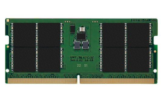 KVR56S46BS8-32 - Módulo de memória de 32GB SODIMM DDR5 5600MHz CL46 1,1V 32Gbit 1RX8 262-pin para notebook.