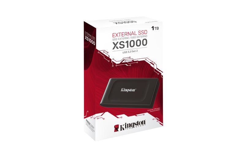 SXS1000/1000G - SSD Externo portátil de 1TB USB 3.2 Ger.2 (Leitura: 1050MB/s; Gravação: 1000MB/s).