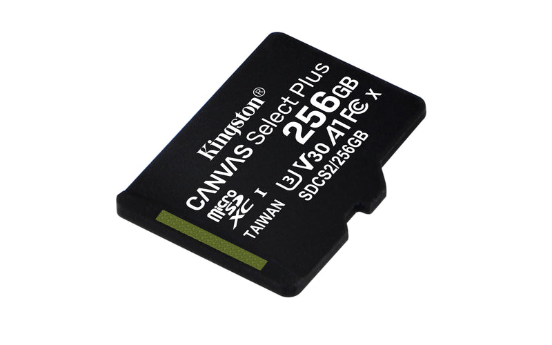 SDCS2/256GB - Cartão de memória microSD de 256GB Canvas Select Plus - Leitura: 100MB/s - Classe 10 com adaptador SD