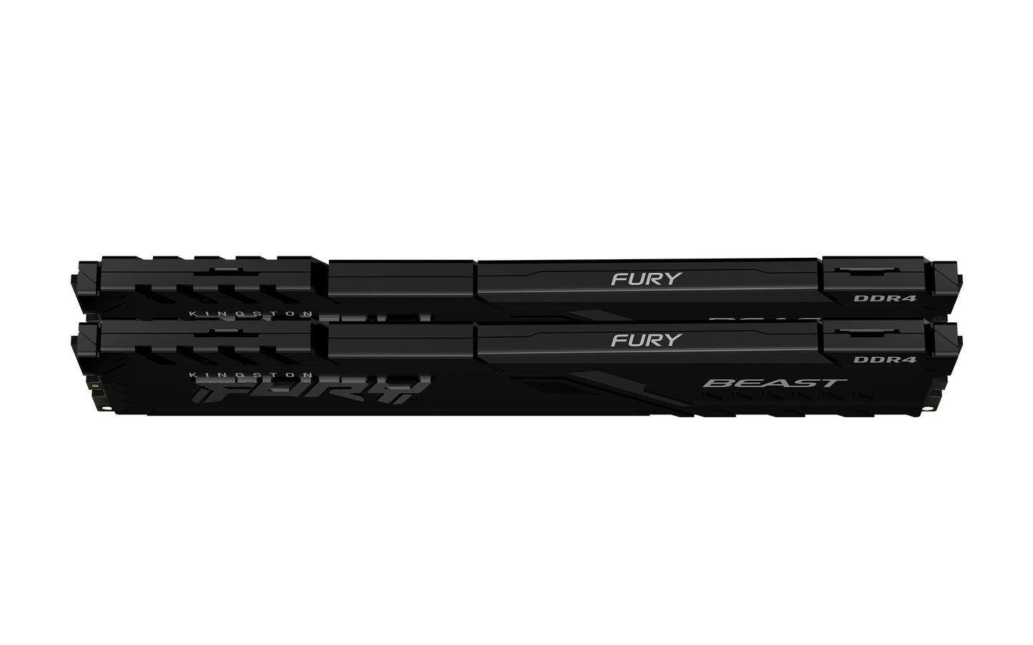 KF432C16BBK2/16 - Kit de memórias de 16GB (2 x 8GB) DIMM DDR4 3200Mhz FURY Beast Black 1,35V CL16 1Rx8 288 pinos para desktop/gamers.