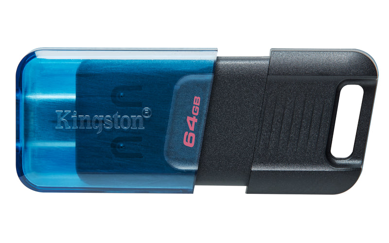 DT80M/64GB - Pen drive de 64GB USB 3.2 Geração1 USB-C (Tipo C) Série 80M.
