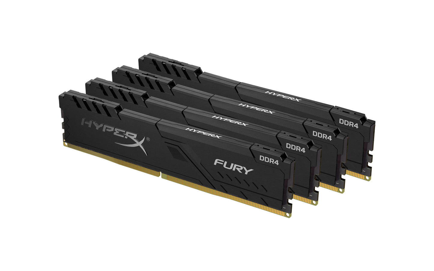 HX430C15FB3K4/16 - Kit de Memórias HyperX Fury (4 x 4GB) DIMM DDR4 3000Mhz 1,2V para desktop - ÚLTIMA PEÇA