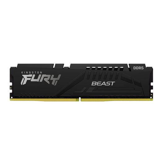 KF556C36BBE-32 - Módulo de memória de 32GB DIMM DDR5 5600Mhz CL36 FURY Beast Black 1,25V 2Rx8 288 pinos para desktop / gamers.