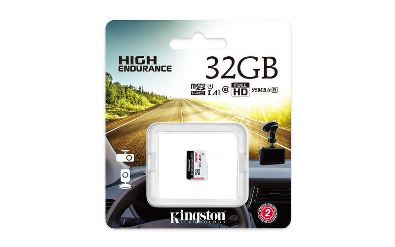 SDCE/32GB - Cartão de memória de 32GB padrão microSD Endurance; Leitura = 95MB/s, Escrita = 30MB/s