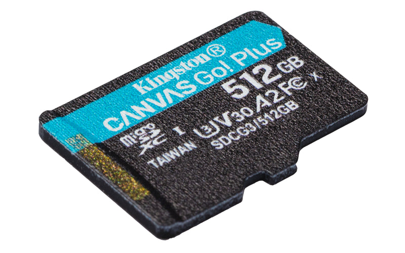 SDCG3/512GB - Cartão de memória microSD de 512GB Canvas Go Plus (Leitura = 170MB/s) com adaptador