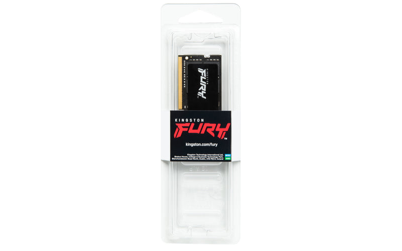 KF318LS11IB/8 - Memória de 8GB SODIMM DDR3 1866Mhz FURY Impact 1,35V 2Rx8 204 pinos para notebook/gamers.