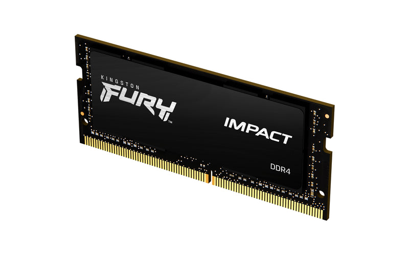 KF426S16IB/16 - Memória de 16GB SODIMM DDR4 2666Mhz FURY Impact 1,2V 1Rx8 260 pinos para notebook/gamers.