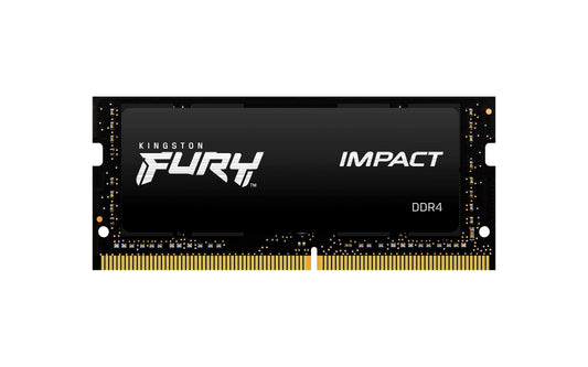 KF432S20IB/16 - Memória de 16GB SODIMM DDR4 3200Mhz FURY Impact 1,2V 1Rx8 260 pinos para notebook/gamers.