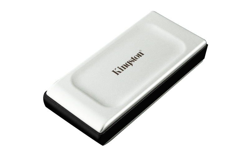 SXS2000/4000G - SSD portátil de 4TB USB 3.2 2x2 c/ capa de borracha e conexão USB-C (Leitura/Gravação: 2TB/s).