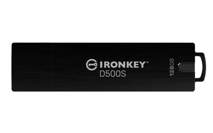 IKD500S/128GB - Pen drive 128GB IronKey D500S USB 3.2 Ger.1 c/ segurança de nível militar e governamental - FIPS 140-3 Nível 3 e vários recursos.