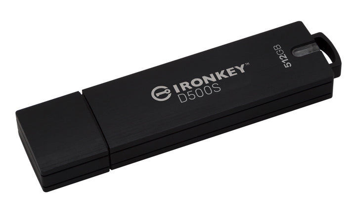 IKD500S/512GB - Pen drive 512GB IronKey D500S USB 3.2 Ger.1 c/ segurança de nível militar e governamental - FIPS 140-3 Nível 3 e vários recursos.