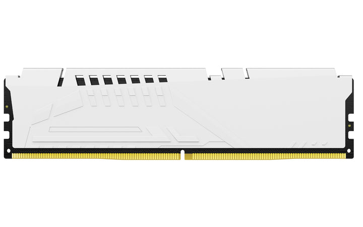 KF560C30BWE-16 - Módulo de memória de 16GB DIMM DDR5 6000Mhz FURY Beast White 1,4V CL30 1Rx8 288 pinos para desktop / gamers base AMD EXPO v1.1 e Intel.