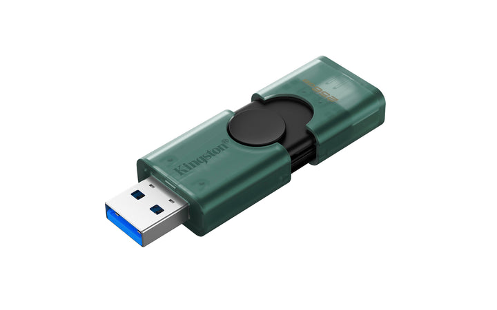 DTDEG2/256GB - Pen drive de 256GB DuoG2 USB 3.2 Geração 1, com 2 conectores: Tipo-A e Tipo-C