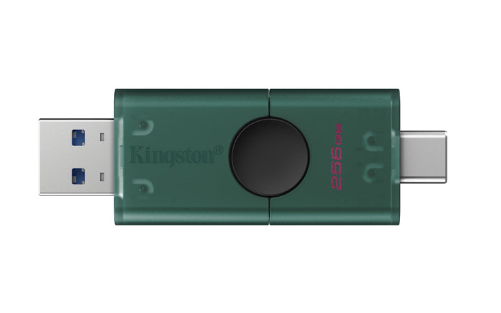 DTDEG2/256GB - Pen drive de 256GB DuoG2 USB 3.2 Geração 1, com 2 conectores: Tipo-A e Tipo-C