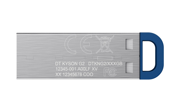 DTKNG2/256GB - Pen drive Kyson G2 de 256GB estrutura de metal, padrão USB-A velocidade 3.2 Geração 1 (até 220MB/s)