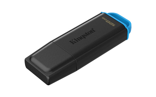DTXG2/128GB - Pen drive Exodia de 128GB G2 padrão USB velocidade 3.2 Geração 1 - preto/azul.