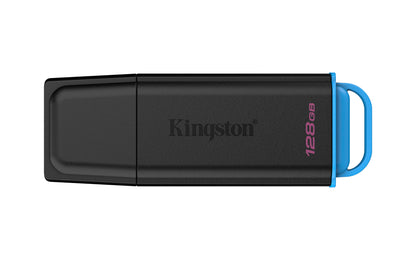 DTXG2/128GB - Pen drive Exodia de 128GB G2 padrão USB velocidade 3.2 Geração 1 - preto/azul.