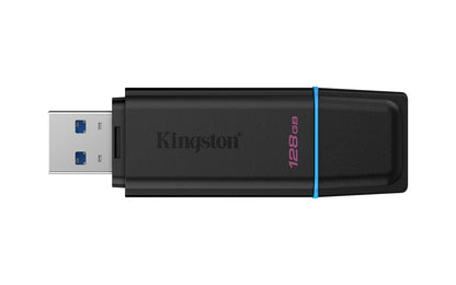 DTXG2/128GB - Pen drive Exodia de 128GB G2 padrão USB velocidade 3.2 Geração 1 - preto/azul.