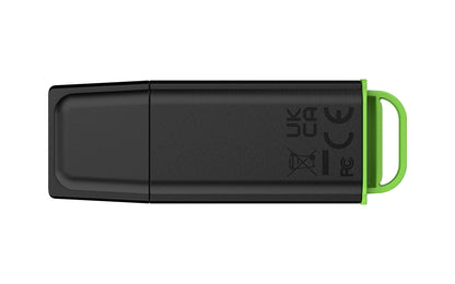 DTXG2/256GB - Pen drive Exodia de 256GB G2 padrão USB velocidade 3.2 Geração 1 - preto/verde.