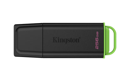 DTXG2/256GB - Pen drive Exodia de 256GB G2 padrão USB velocidade 3.2 Geração 1 - preto/verde.