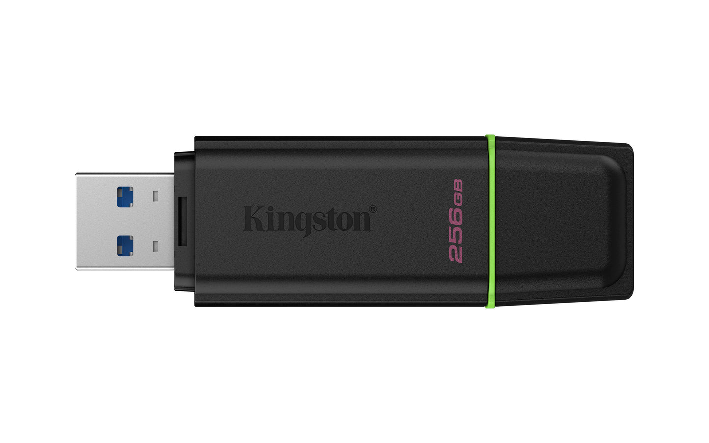 DTXG2/256GB - Pen drive Exodia de 256GB G2 padrão USB velocidade 3.2 Geração 1 - preto/verde.