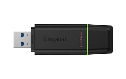 DTXG2/256GB - Pen drive Exodia de 256GB G2 padrão USB velocidade 3.2 Geração 1 - preto/verde.