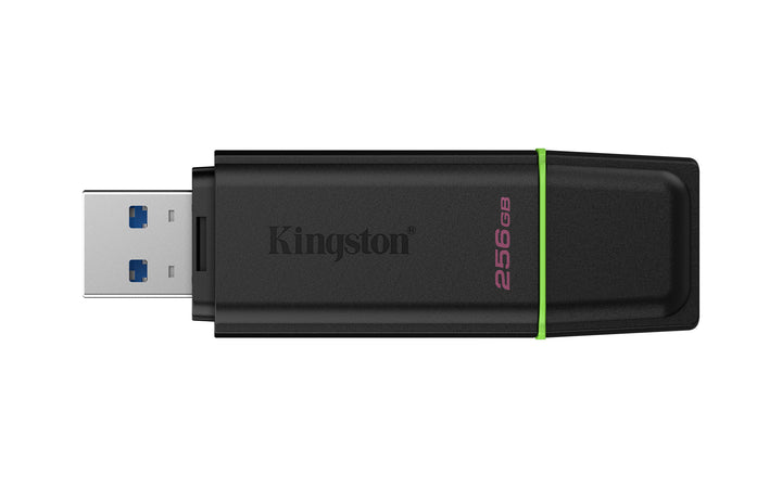 DTXG2/256GB - Pen drive Exodia de 256GB G2 padrão USB velocidade 3.2 Geração 1 - preto/verde.