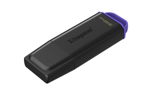 DTXG2/512GB - Pen drive Exodia de 512GB G2 padrão USB velocidade 3.2 Geração 1 - preto/roxo.