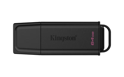 DTXG2/64GB - Pen drive Exodia de 64GB G2 padrão USB velocidade 3.2 Geração 1 - preto.