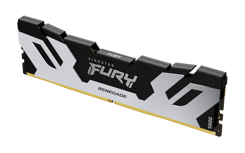 KF576C38RS-16 - Módulo de memória de 16GB DIMM DDR5 7600Mhz FURY Renegade Silver 1,45V 1Rx8 288 pinos para desktop / gamers.