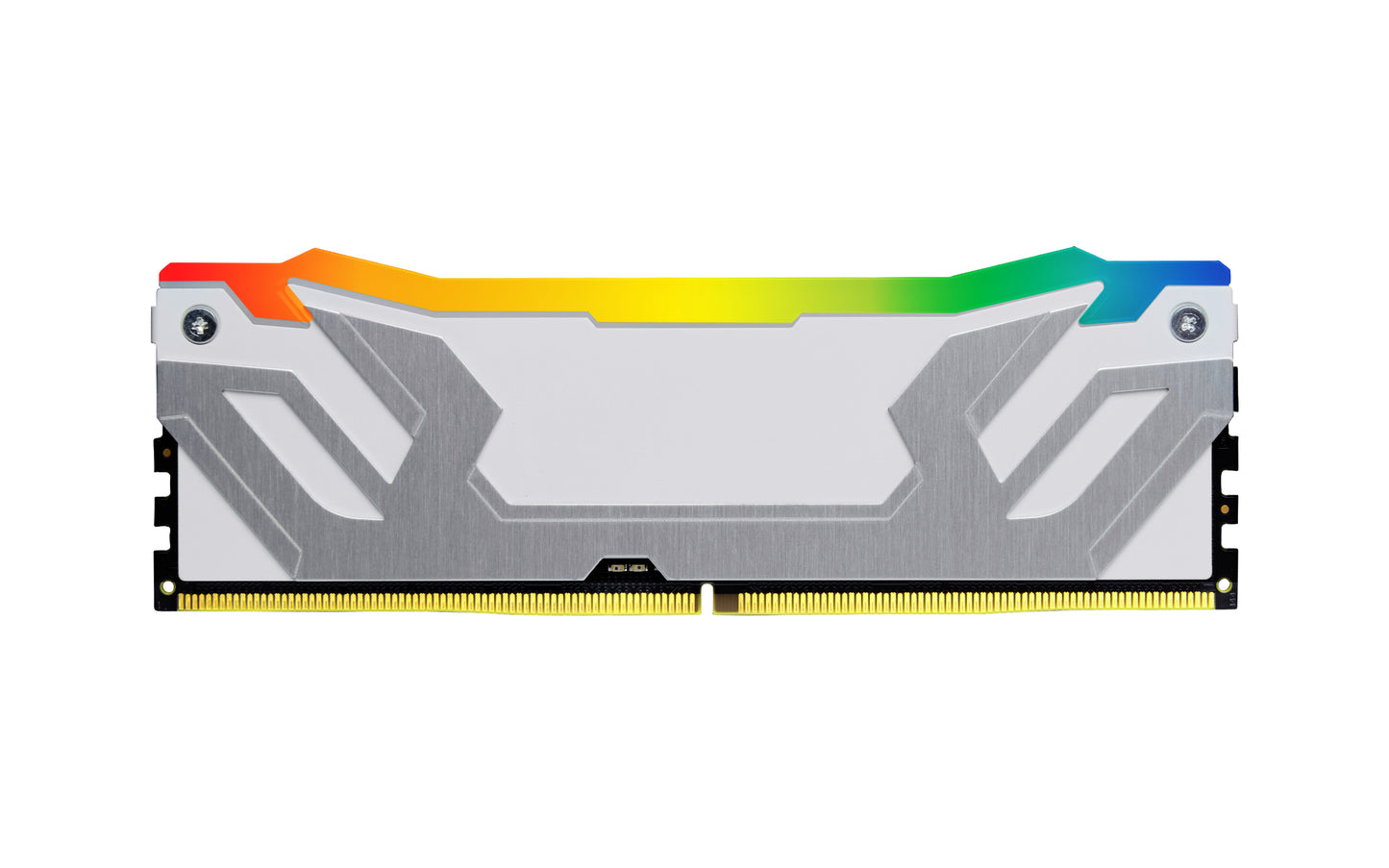 KF588CU42RSA-24 - Módulo de memória de 24GB CUDIMM DDR5 8800Mhz FURY Renegade RGB Silver 1,4V 1Rx8 288 pinos para desktop / gamers.
