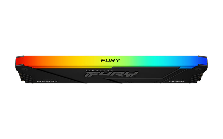 KF432C16BB12A/16 - Memória de 16GB DIMM DDR4 3200Mhz FURY Beast RGB 1,35V CL16 2Rx8 288 pinos para desktop/gamers.