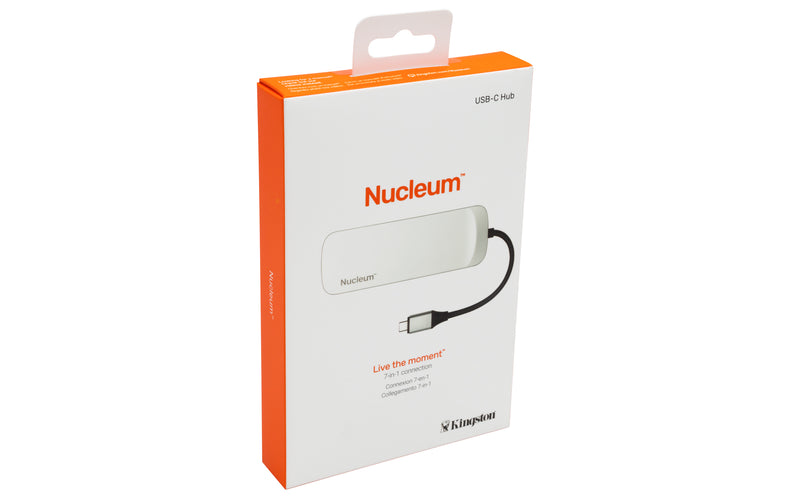 C-HUBC1-SR-EN - Hub Nucleum USB-C - Leitor de Cartão de Saída HDMI, USB-A, SD e MicroSD