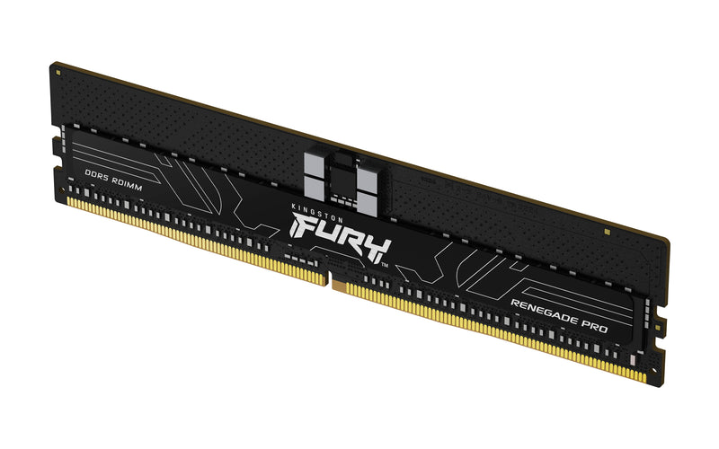 KF564R32RBE-16 - Módulo de memória de 16GB DDR5 6400Mhz RDIMM (ECC Registrada) Fury Renegade CL32 1Rx8 288 pinos para Servidores / Motherboards de servidores base AMD EXPO e Intel Extreme.