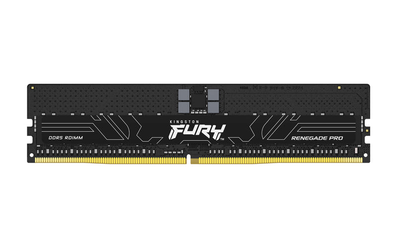 KF556R28RBE-16 - Módulo de memória de 16GB DDR5 5600Mhz RDIMM (ECC Registrada) Fury Renegade CL28 1Rx8 288 pinos para Servidores / Motherboards de servidores base AMD EXPO e Intel Extreme.