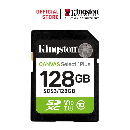SDS3/128GB - Cartão de memória SD de 128GB Canvas Select Plus Gen3 - Leitura: 150MB/s - Classe 10 - U1 - V10