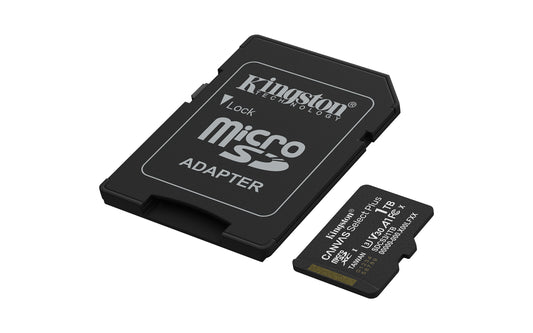 SDCS3/1TB - Cartão de memória microSD de 1TB Canvas Select Plus Gen3 - Leitura: 150MB/s - Classe 10 - U3 - V30